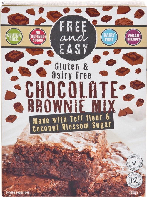 FREE AND EASY Chocolate Brownie Mix 350g