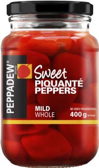 PEPPADEW Sweet Piquanté Peppers - Mild Whole 400g