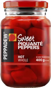 PEPPADEW Hot Piquanté Peppers - Hot Whole 400g