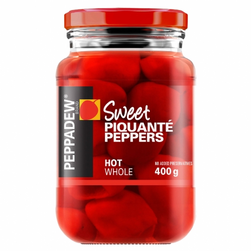 PEPPADEW Piquante Whole & Sweet Peppers - Hot 400g