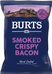 BURTS SNACKS Potato Chips - Smoked Crispy Bacon 40g