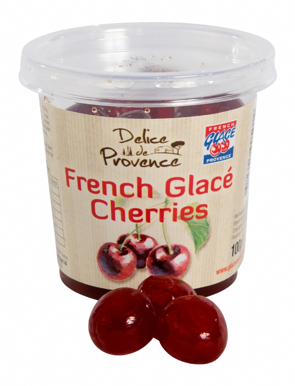 DELICE DE PROVENCE French Glace Cherries 100g (3612645905014)