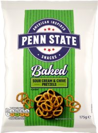 PENN STATE Sour Cream & Chive Pretzels 175g