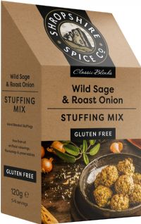 SHROPSHIRE SPICE CO. Gluten Free Wild Sage & Roast Onion Stuffing 120g