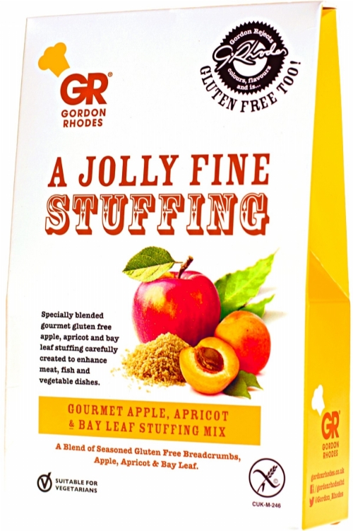 GORDON RHODES Gourmet G/F Apple, Apricot & Bay Stuffing 125g