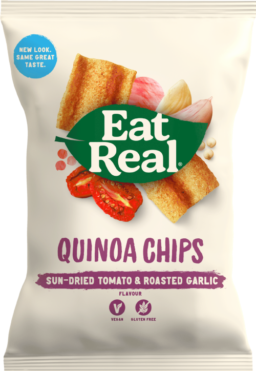 EAT REAL Quinoa Chips - Sun-Dried Tomato & Garlic 22g