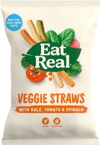 EAT REAL Veggie Straws - Kale, Tomato & Spinach 22g (5026489494135)