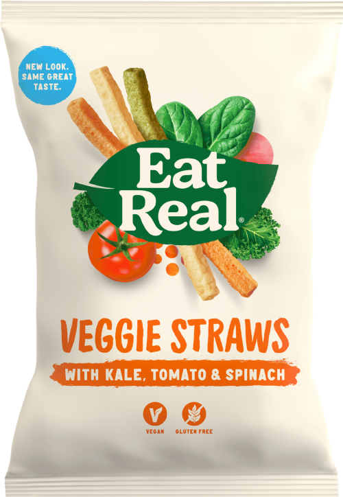 EAT REAL Veggie Straws with Kale, Tomato & Spinach 22g