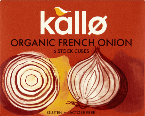KALLO Organic French Onion Stock Cubes 66g