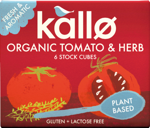 KALLO Organic Tomato & Herb Stock Cubes 66g