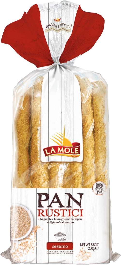 LA MOLE Panrustici Breadsticks - Sesame 250g