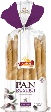 LA MOLE Panrustici Breadsticks - Olives 250g