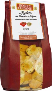 BONTA' LUCANE Sfogliette - Breadshorts/Tomato & Oregano 180g (8014941050156)