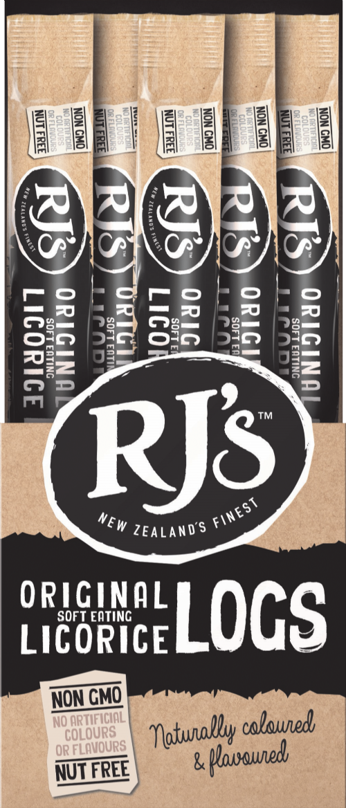 RJ'S Natural Soft Eating Licorice Log 40g
