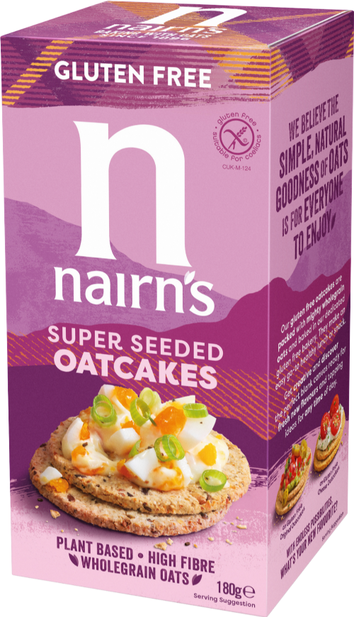 NAIRN'S Gluten Free Super Seeded Oatcakes 180g