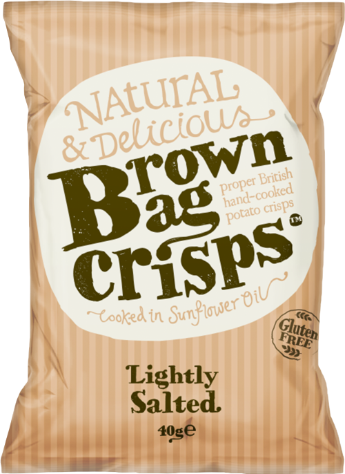 BROWN BAG CRISPS Lightly Salted 40g
