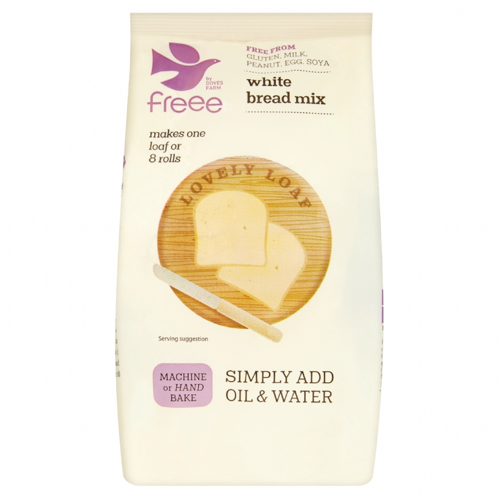 DOVES FARM Gluten Free White Bread Mix 500g (5011766010702)