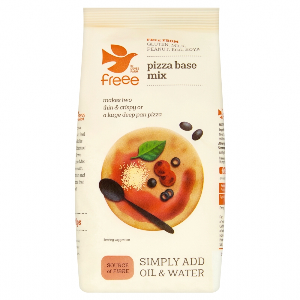 DOVES FARM Gluten Free Pizza Base Mix 350g (5011766010764)