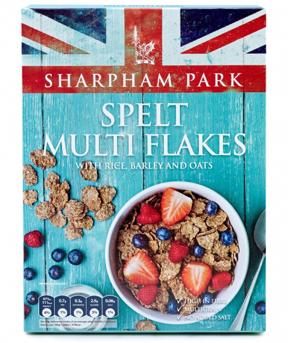 SHARPHAM PARK Morning Multi Flakes 375g (5060130412154)