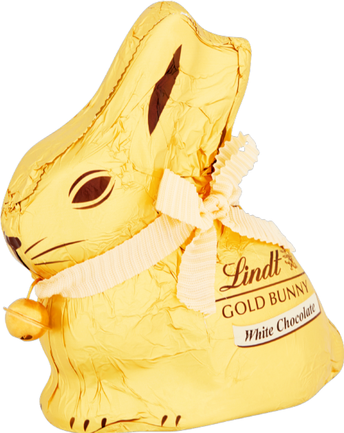 LINDT Gold Bunny - White Chocolate 100g
