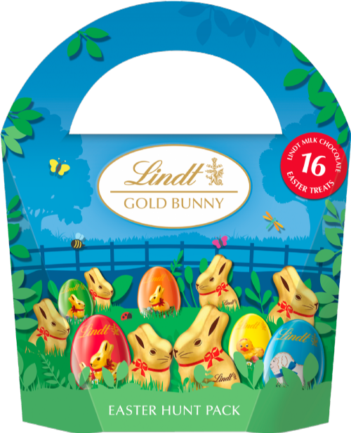 LINDT Gold Bunny & Friends Easter Hunt Pack 160g