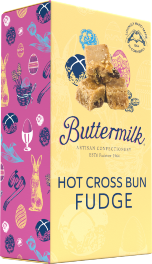 BUTTERMILK Hot Cross Bun Crumbly Fudge 100g