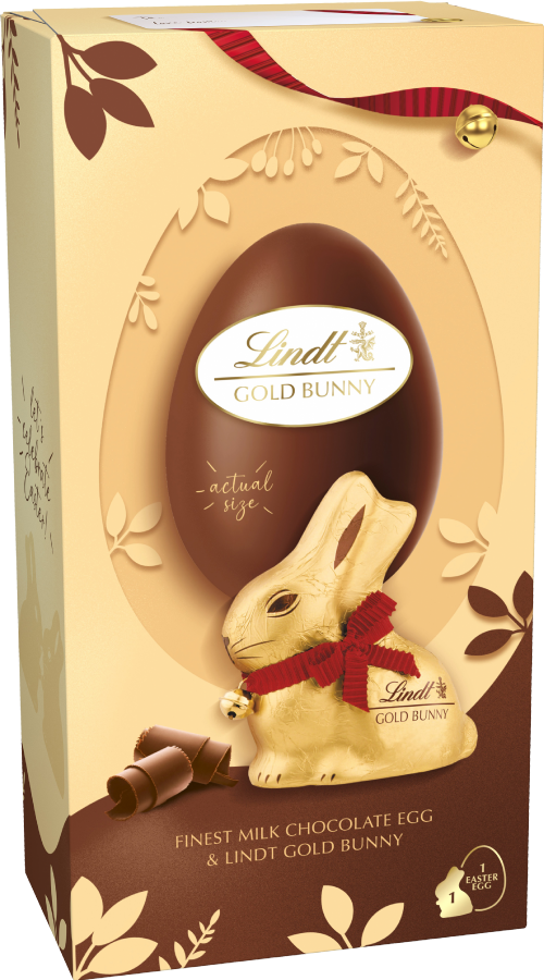 LINDT Gold Bunny Egg - Milk Chocolate 195g