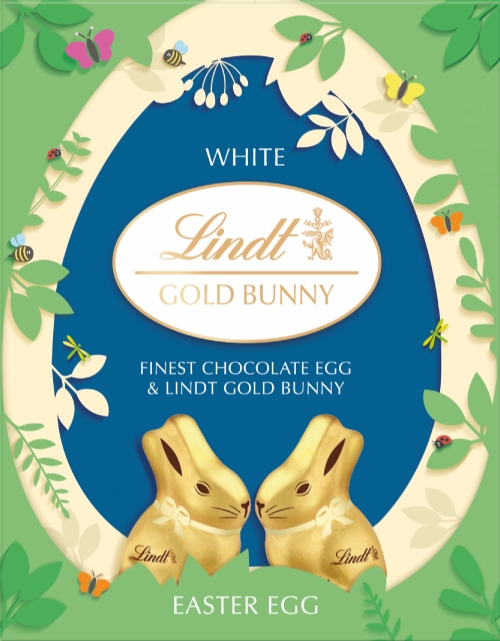 LINDT Gold Bunny Egg - White Chocolate 115g