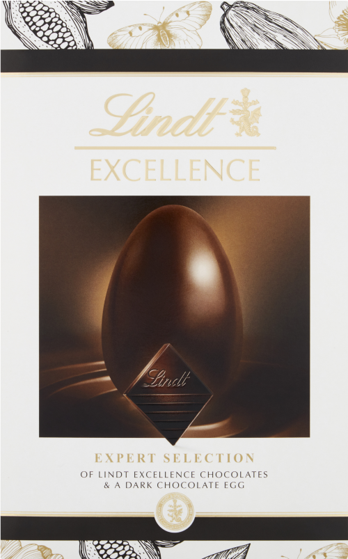 LINDT Excellence Dark Chocolate Shell Egg 240g