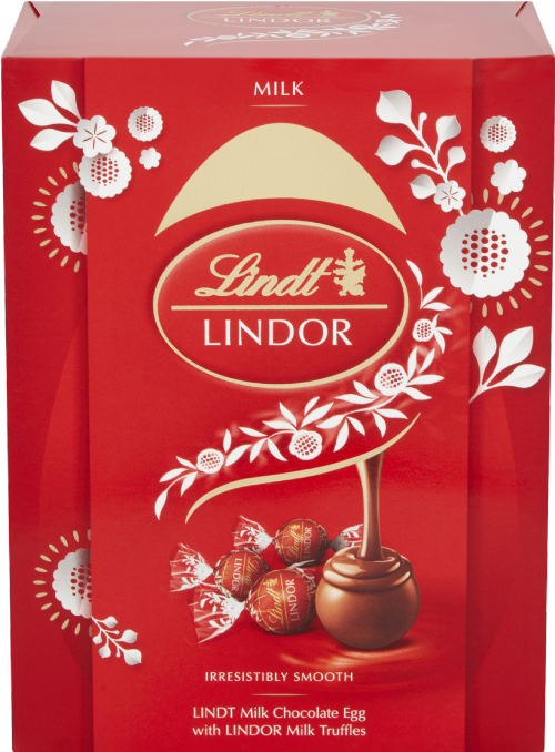 LINDT Lindor Shell Egg with Milk Chocolate Truffles 133g