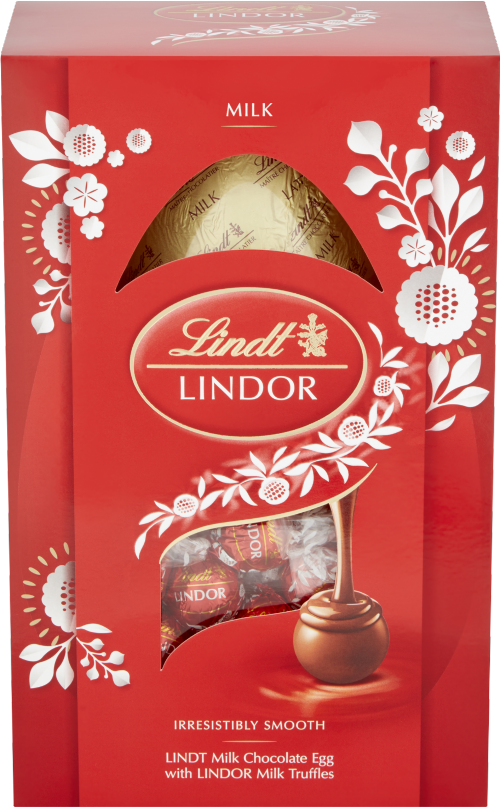 LINDT Lindor Milk Chocolate Shell Egg 260g