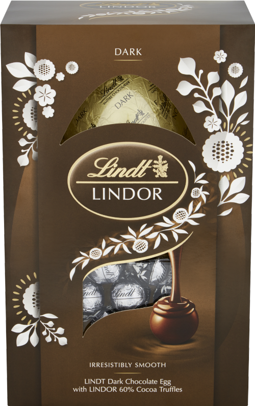 LINDT Lindor Dark 60% Chocolate Shell Egg 260g