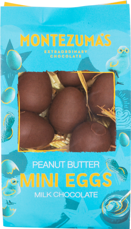 MONTEZUMA'S Peanut Butter Mini Eggs - Milk Chocolate 150g