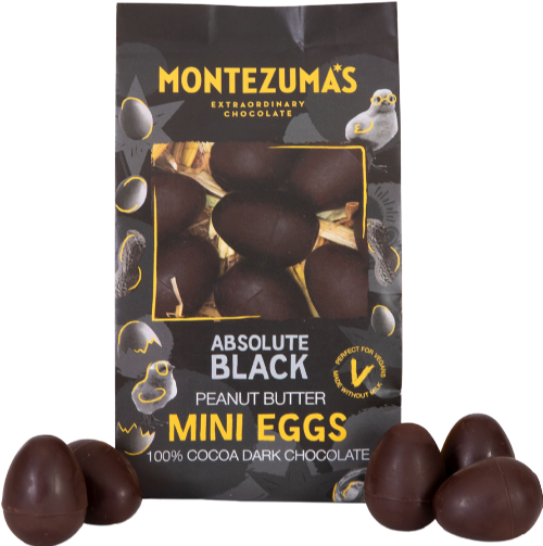 MONTEZUMA'S Peanut Butter Mini Eggs - Absolute Black 150g
