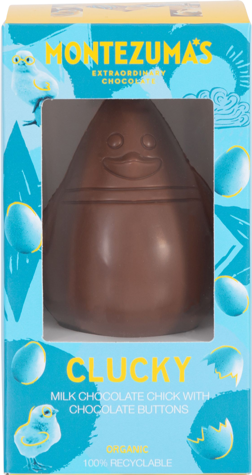 MONTEZUMA'S Clucky - Milk Chocolate Chick with Buttons 100g
