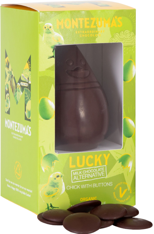 MONTEZUMA'S Lucky - Milk Chocolate Alt. Chick / Buttons 100g