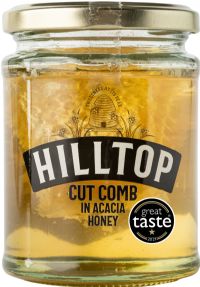 HILLTOP Cut Comb in Acacia Honey 340g