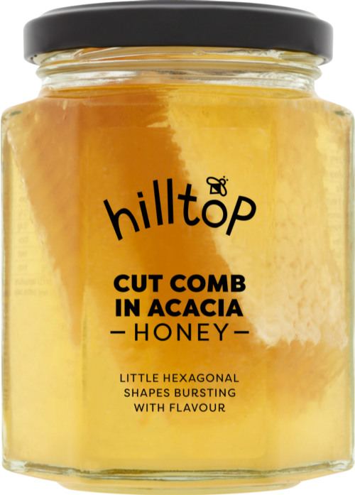 HILLTOP HONEY Cut Comb in Acacia Honey 340g