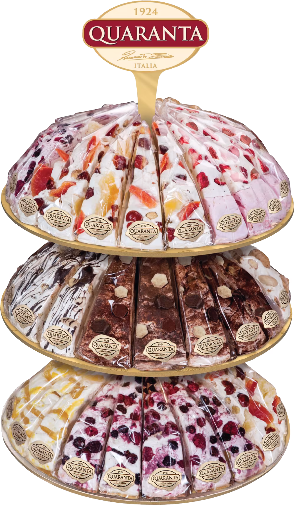 QUARANTA 3 Tier Display Stand (supplied empty)