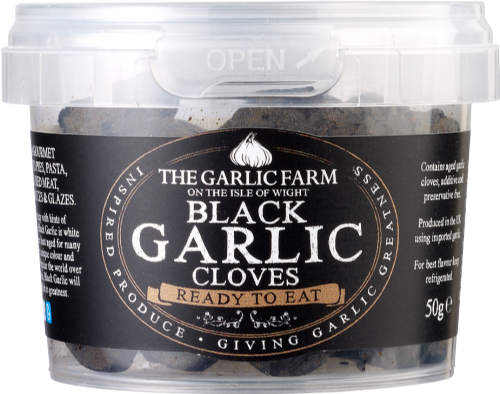 THE GARLIC FARM Black Garlic Cloves - Ready to Eat 50g