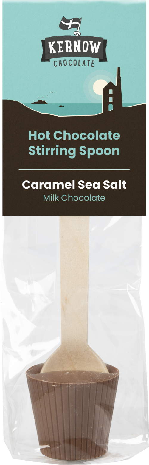 KERNOW Hot Chocolate Stirring Spoon - Caramel Sea Salt 37g