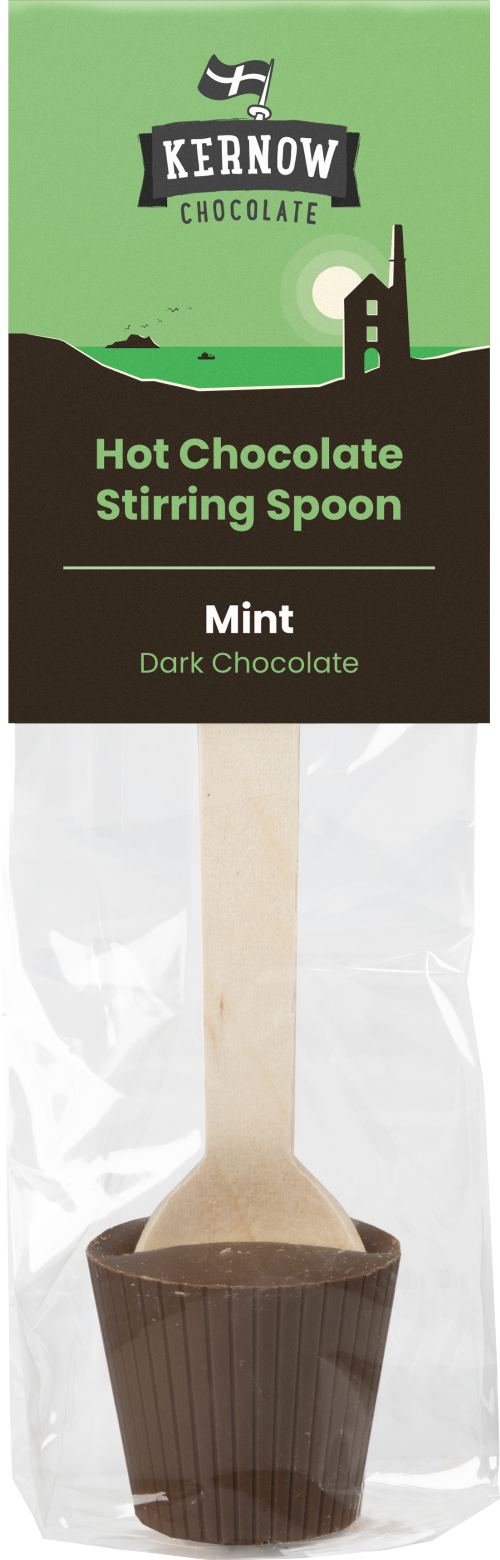 KERNOW Hot Chocolate Stirring Spoon - Dark Mint 37g