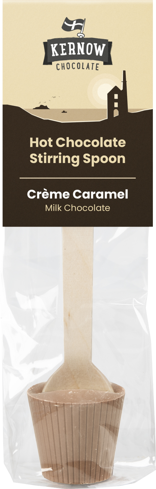 KERNOW Hot Chocolate Stirring Spoon - Creme Caramel 37g