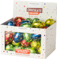 SIMON COLL Foiled Milk Chocolate Mini Egg 15g