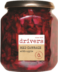 DRIVERS Red Cabbage & Apple in Red Wine Vinegar 550g