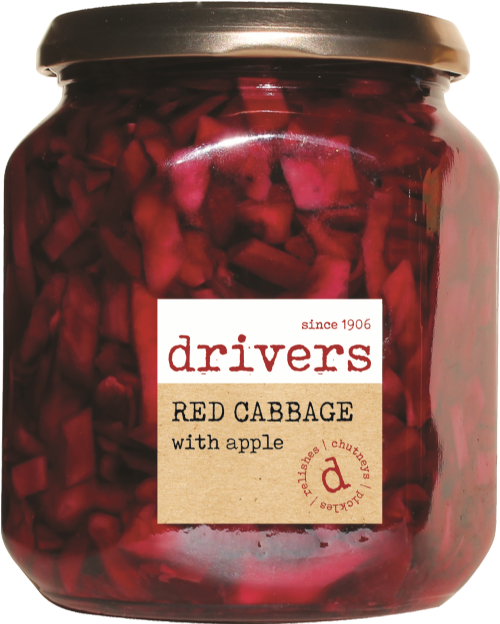 DRIVER'S Red Cabbage & Apple in Red Wine Vinegar 550g