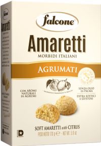 FALCONE Italian Soft Amaretti with Citrus 170g