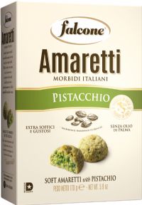 FALCONE Italian Soft Amaretti with Pistachio 170g