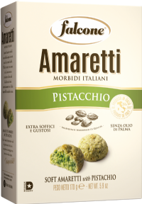 FALCONE Italian Soft Amaretti with Pistachio 170g