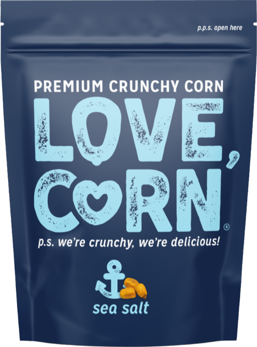 LOVE CORN Roasted Corn Snack - Sea Salt 45g